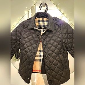 BURBERRY Diamond Quilted Jacket Girls size 7Y